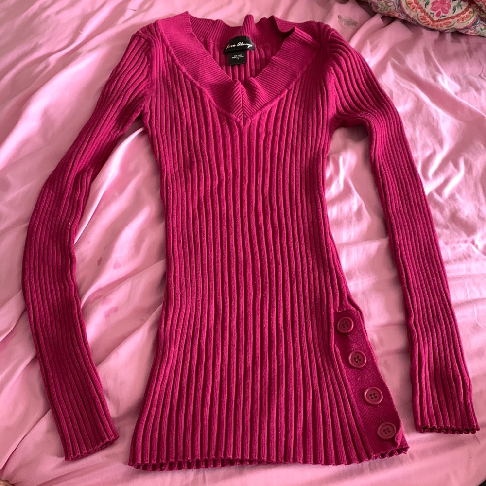Love Always Fuchsia Pink Woman’s Sweater
